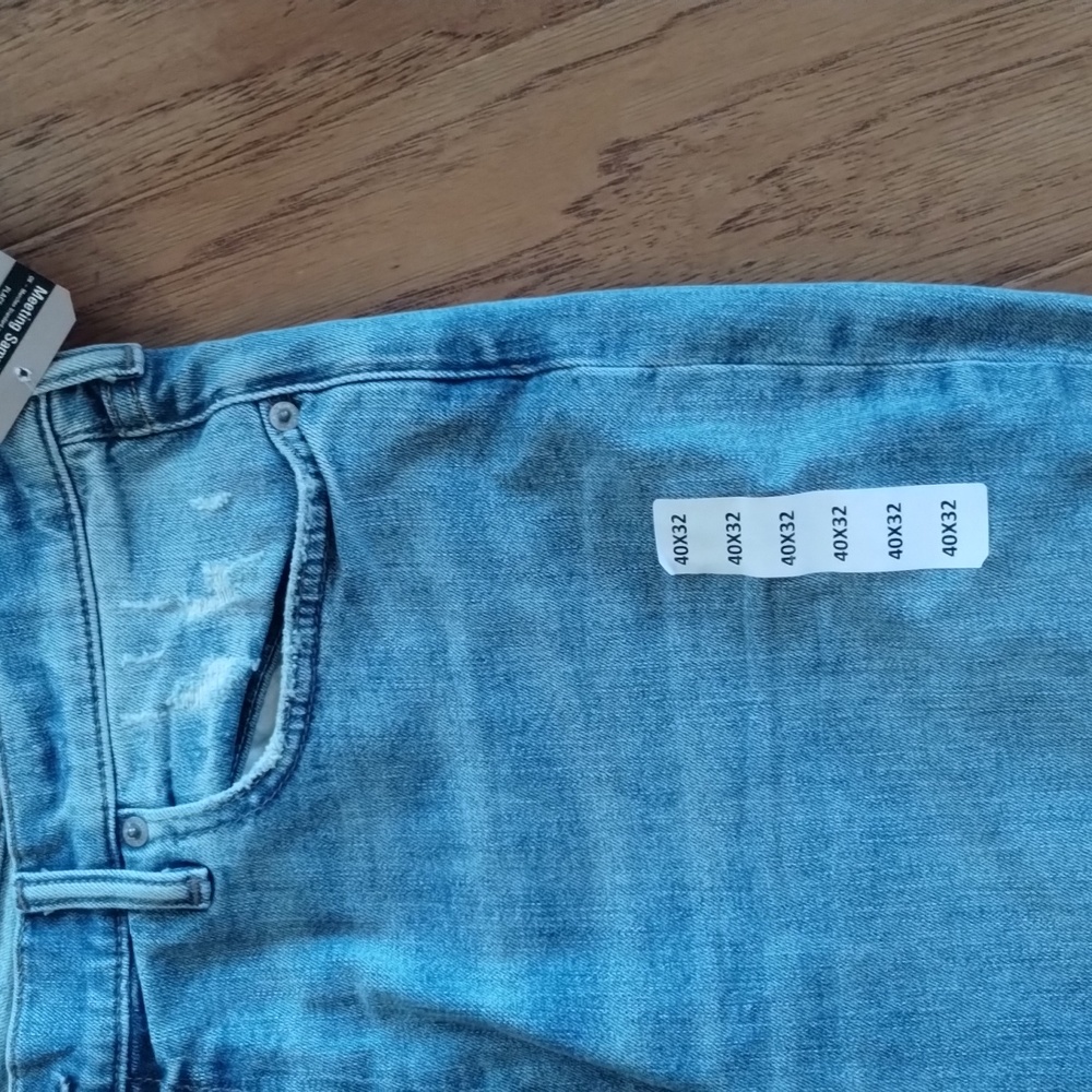 40X32 Athletic Slim Abercrombie Jeans - Picture 3 of 6